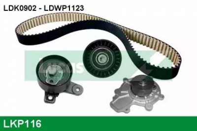 LUCAS ENGINE DRIVE lkp116 -  Водяной насос + комплект зубчатого ремня